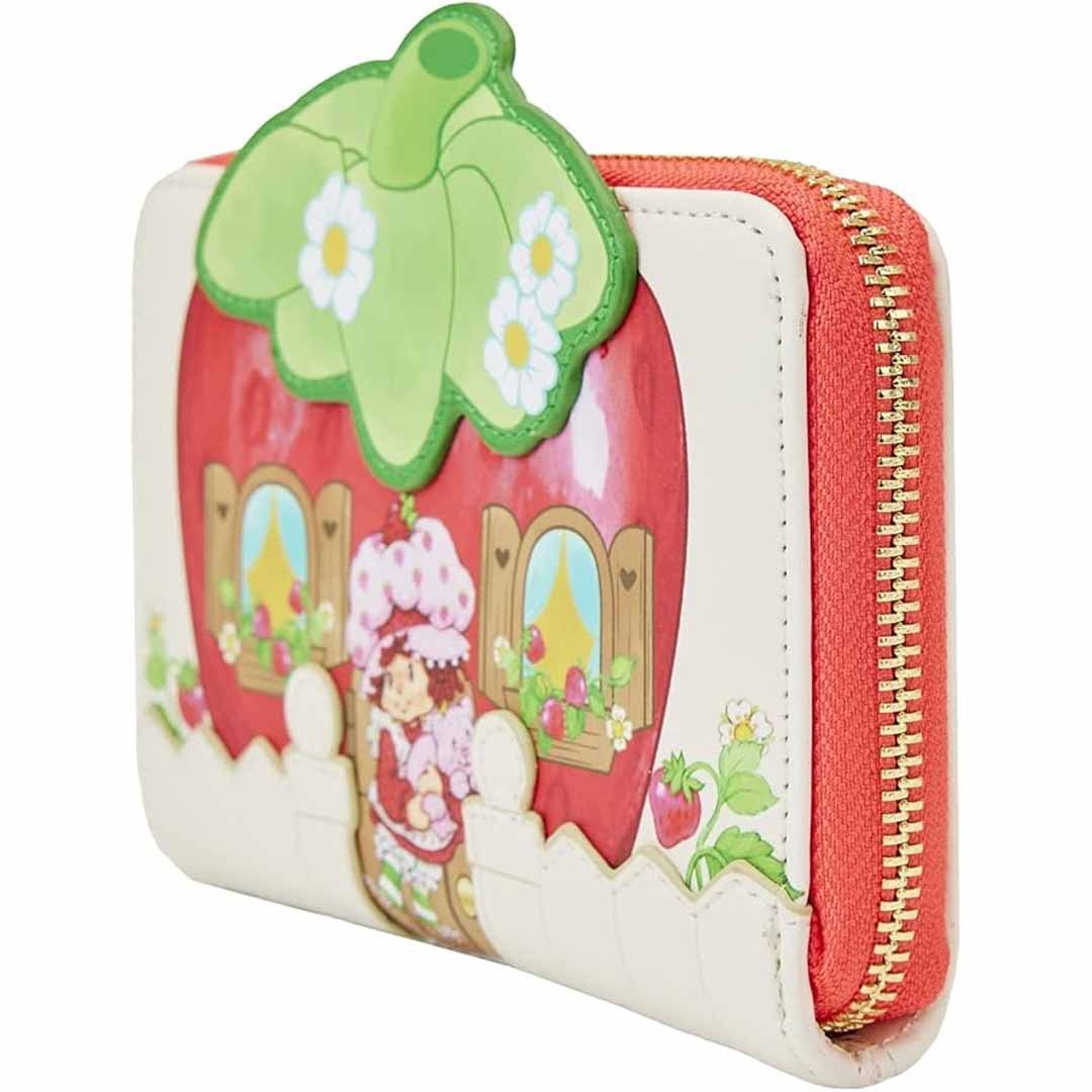 Loungefly Strawberry Shortcake Strawberry House Zip Around Wallet