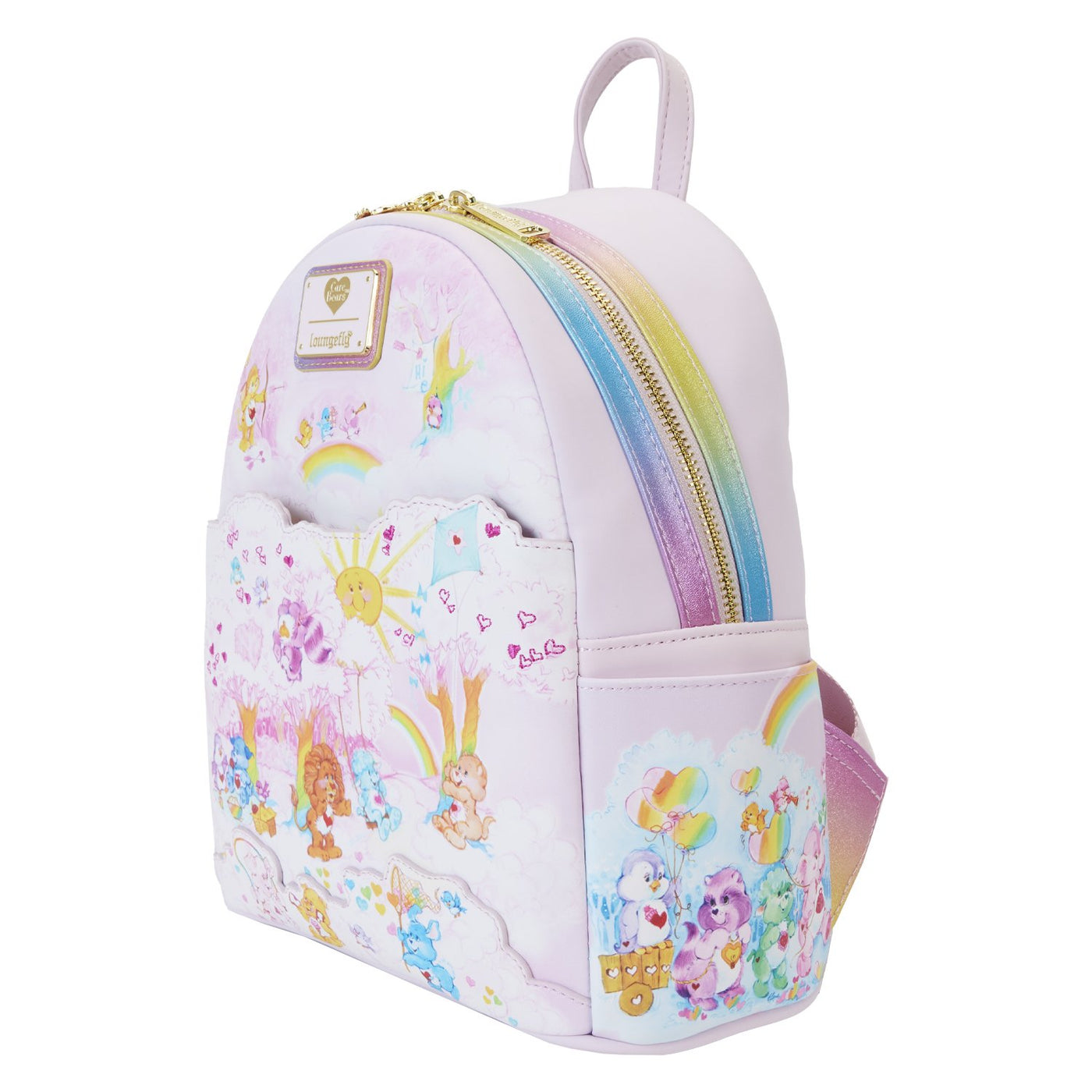 Loungefly Care Bears Cousins Cloud Crew Mini Backpack - Side View