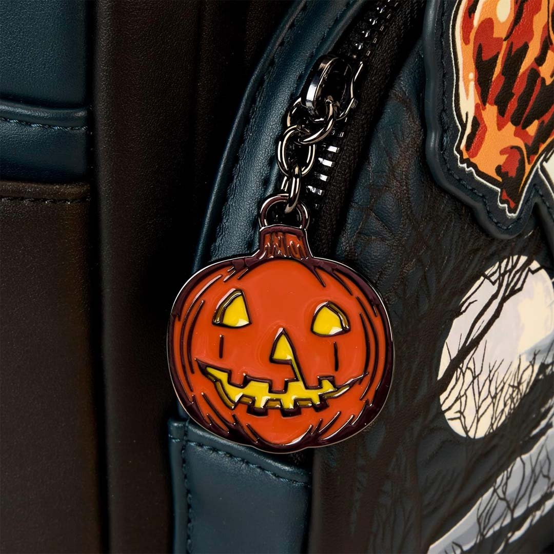 Loungefly Compass International Halloween Michael Myers Jack-O'-Lantern Glow Mini Backpack