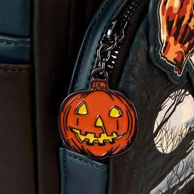 Loungefly Compass International Halloween Michael Myers Jack-O'-Lantern Glow Mini Backpack