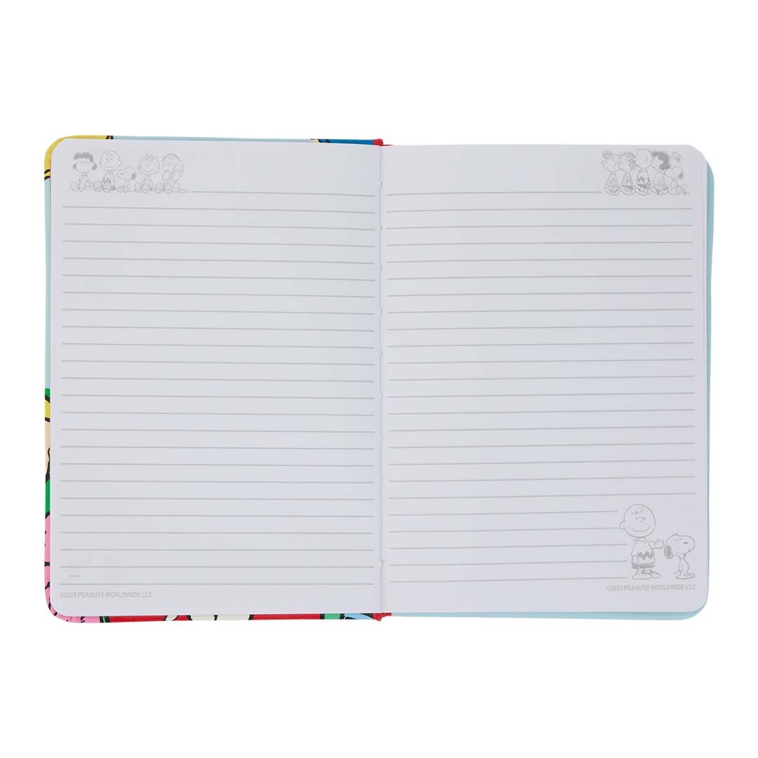 Loungefly Peanuts Snoopy &amp; Gang Refillable Stationery Journal