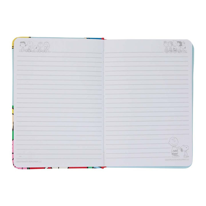 Loungefly Peanuts Snoopy &amp; Gang Refillable Stationery Journal