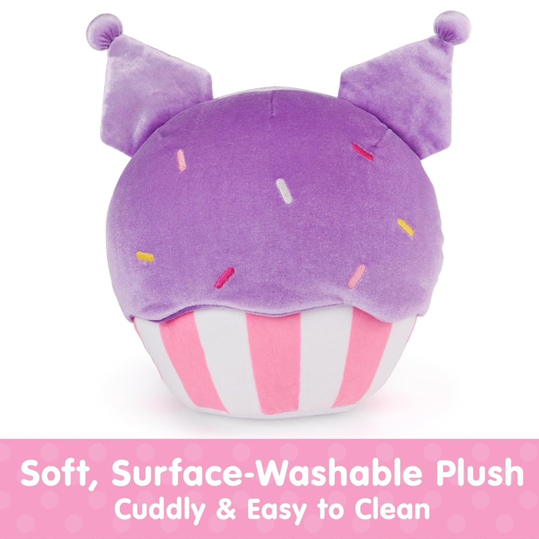 GUND Sanrio Hello Kitty and Friends Kuromi Cupcake 8" Plush Toy