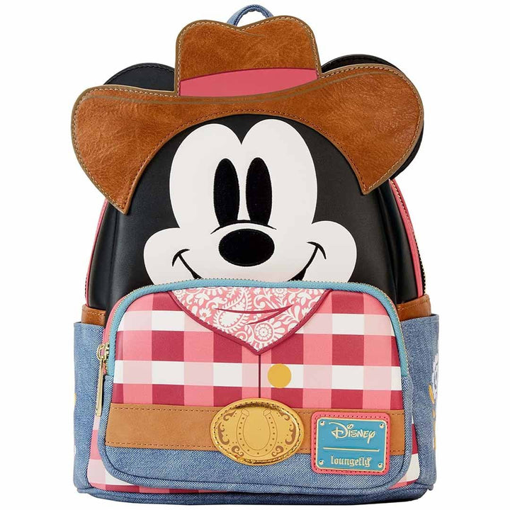 Loungefly Disney Western Mickey Mouse Cosplay Mini Backpack