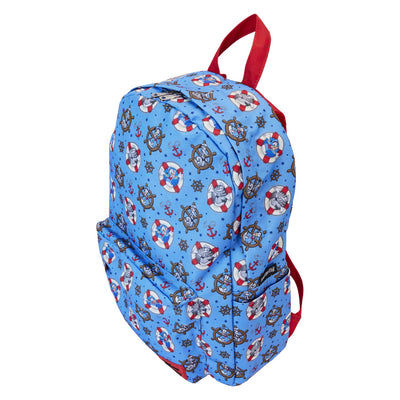 WDBK3643 - Loungefly Disney Donald Duck 90th Anniversary Nylon Backpack - Top View