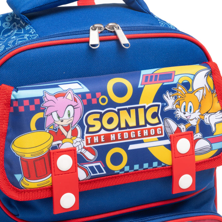 Ruz - Sonic Large School backpack with Padded Back and Adjustable Straps, Blue, A28251
