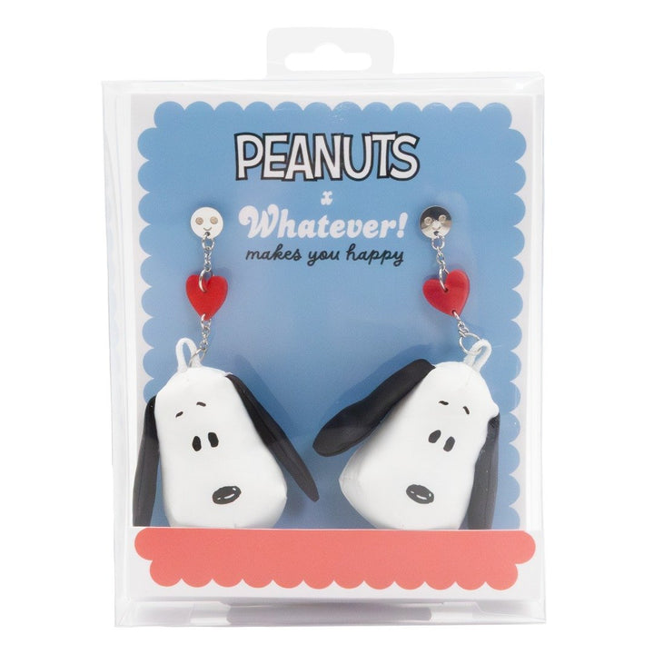 Whatever Makes You Happy Peanuts 75th Anniversary Snoopy Padded Nylon Earrings
