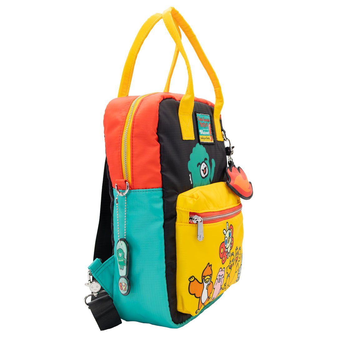 Whatever Makes You Happy Chibi Godzilla Raids Again Reversible/Convertible Crossbody Bag