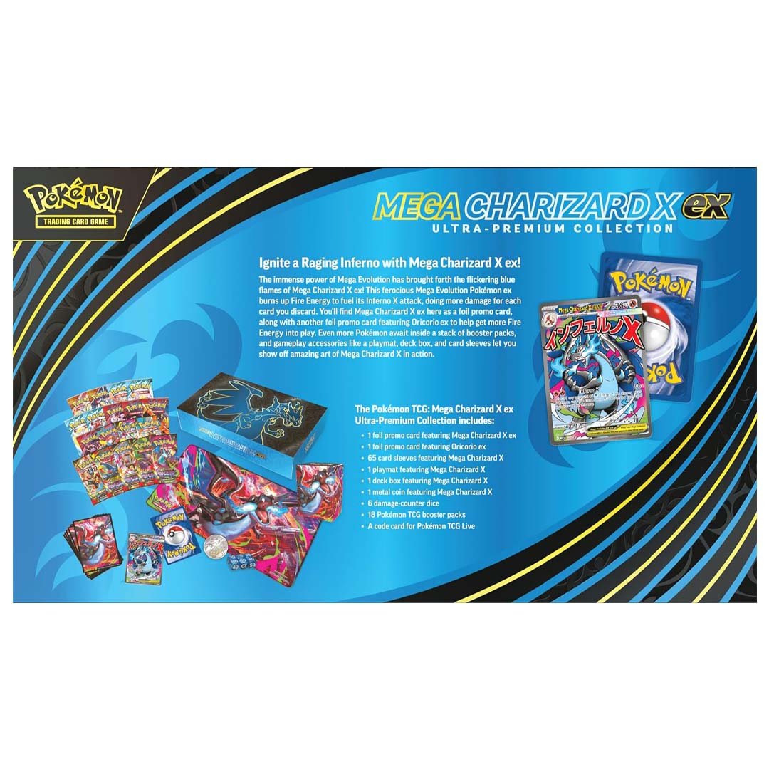 Pokémon Trading Card Game: Mega Charizard X ex Ultra-Premium Collection