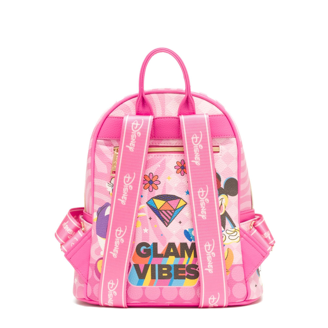WondaPop Disney Minnie Mouse Glam Vibes 11" Vegan Leather Mini Backpack - Back 3