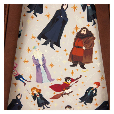 Loungefly Warner Brothers Harry Potter Hogwarts All-Over Print Mini Backpack