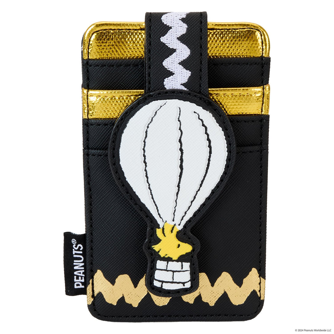671803531376 - Loungefly Peanuts 75th Anniversary Woodstock Hot Air Balloon Card Holder - front  