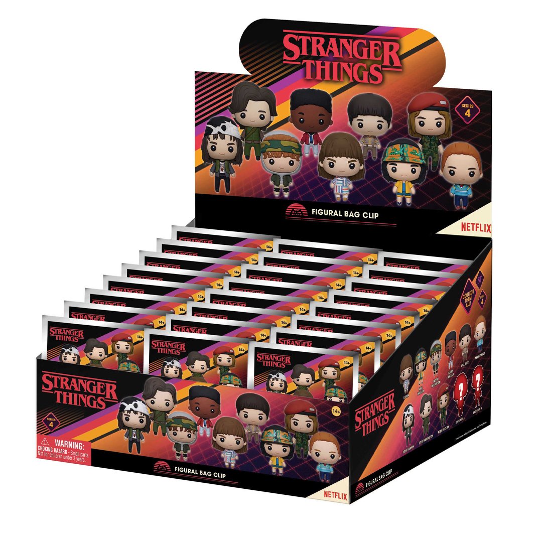 Stranger Things 3D Foam Bag Clip Series 4 Blind Bag