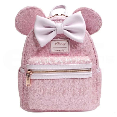 Loungefly Disney Minnie Mouse Cotton Candy Sequin Mini Backpack