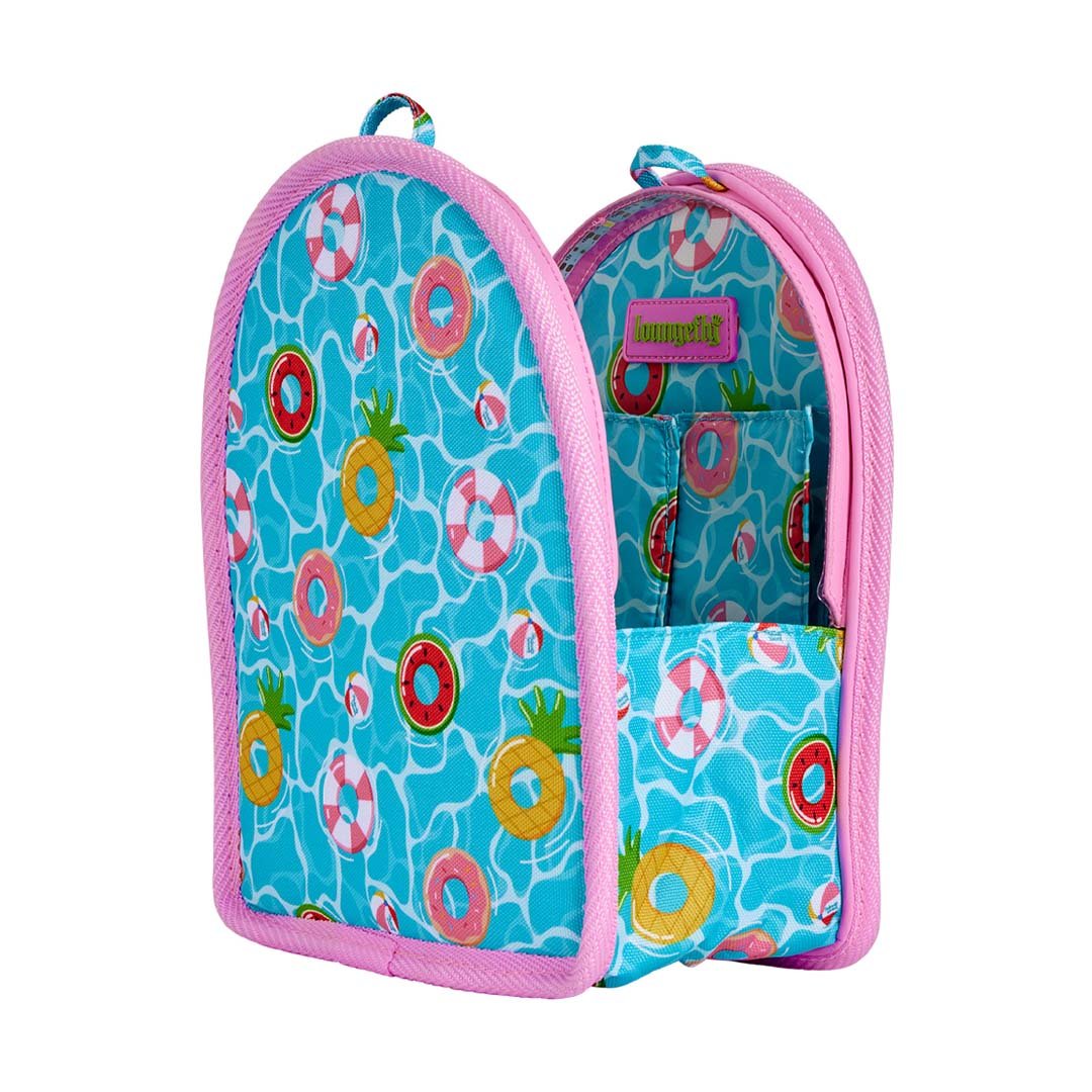 Loungefly Pool Day Light-Up Mini Backpack Insert Organizer