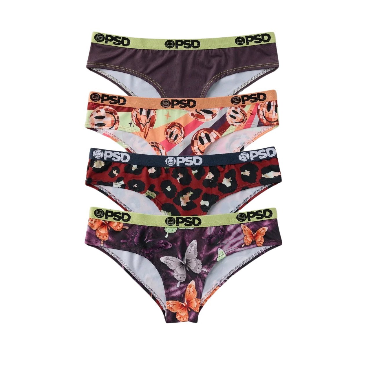 PSD Women's Dark jewel Cheeky Underwear - 4-Pack Box