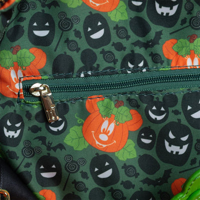 Loungefly Disney Glow in the Dark Pumpkin Minnie Mouse Mini Backpack - 707 Street Exclusive