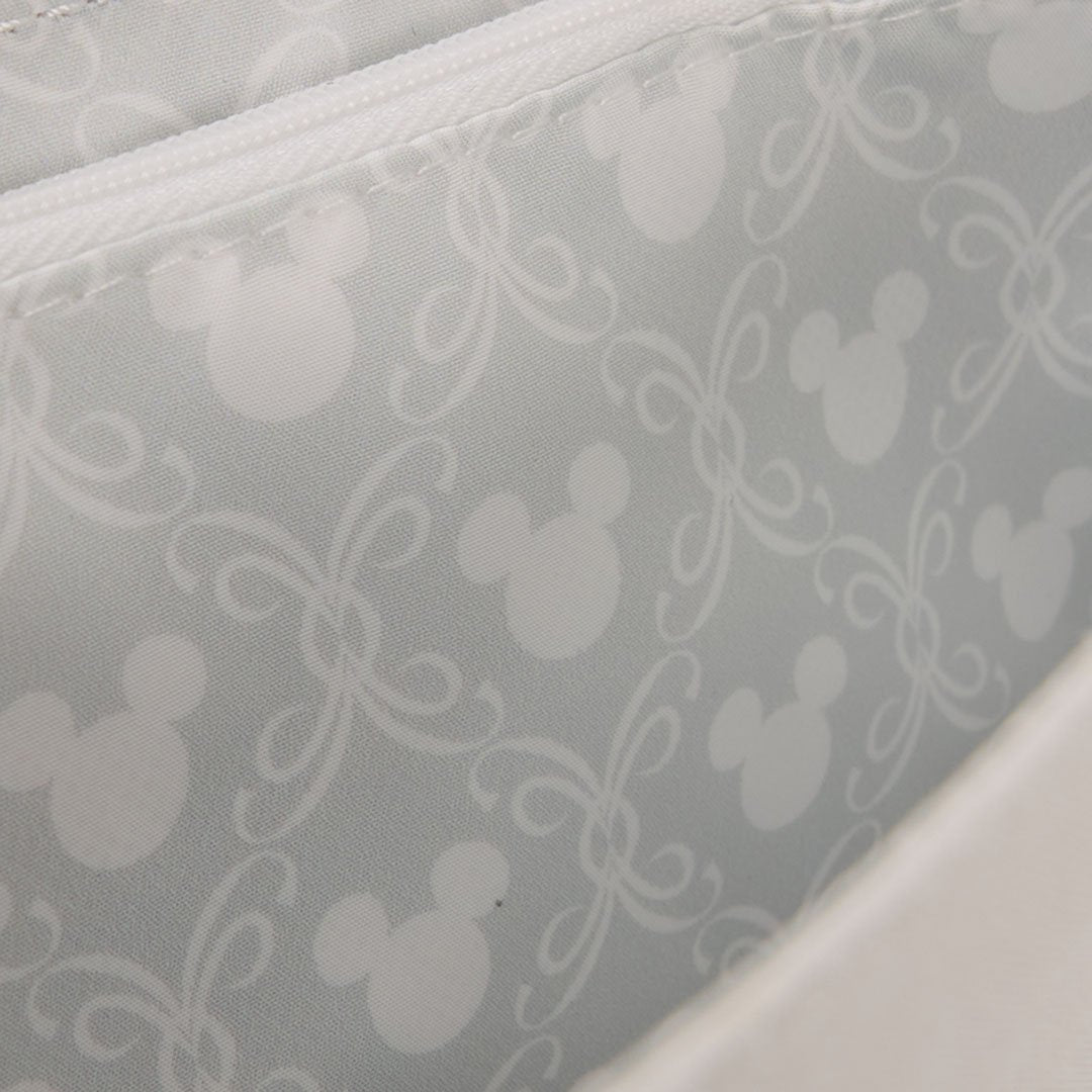 Loungefly Disney Minnie Mouse Iridescent Lace Wedding Crossbody Bag