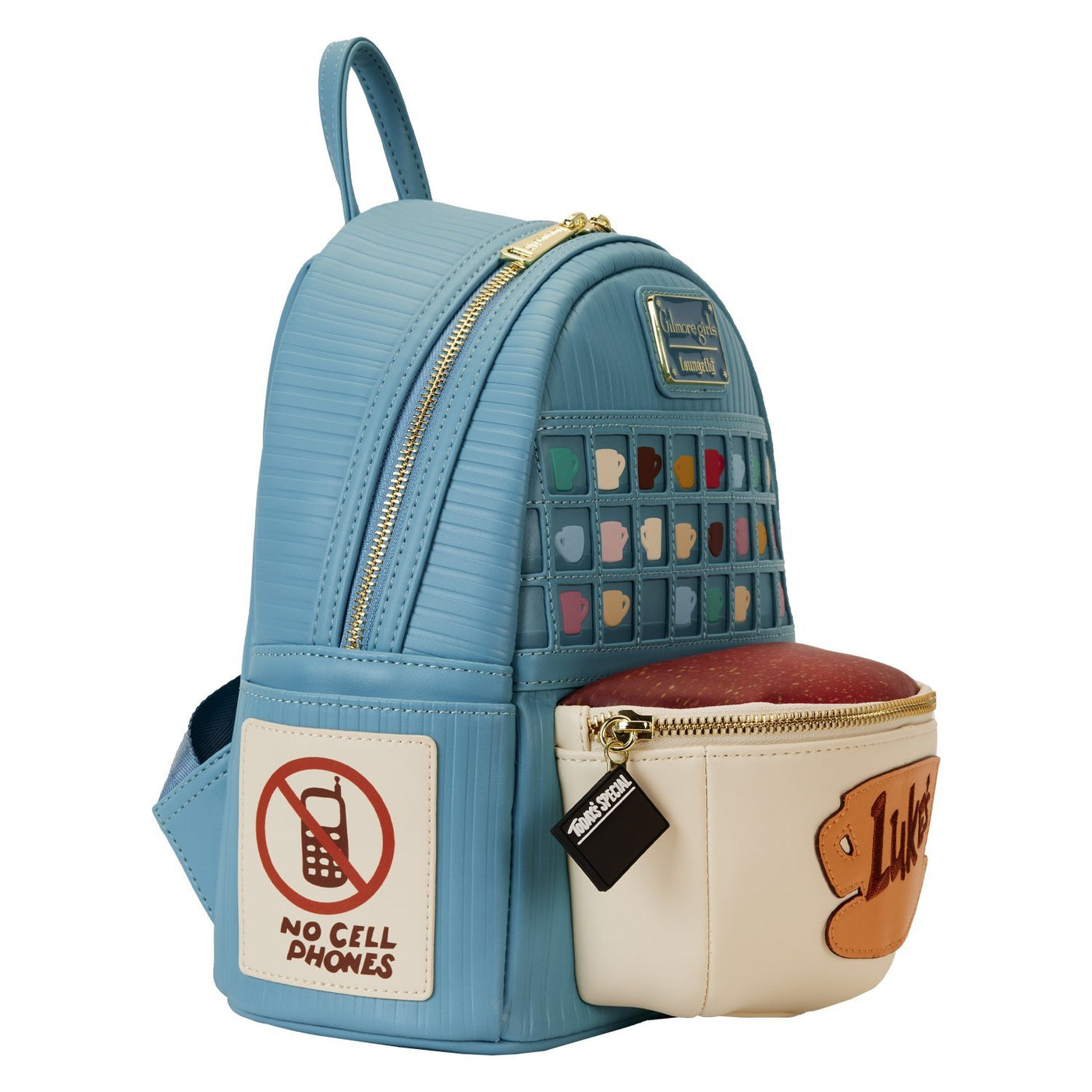 Loungefly Gilmore Girls Luke's Diner Domed Coffee Cup Mini Backpack