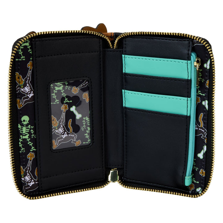 Loungefly Warner Brothers Scooby-Doo Skeleton Scooby Cosplay Zip-Around Wallet