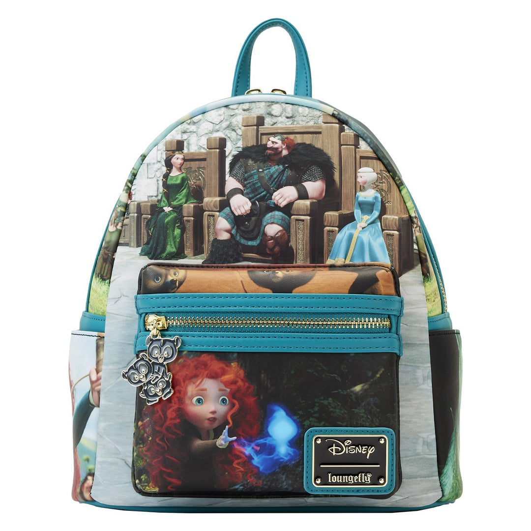 brave mini backpack Loungefly Disney Pixar Merida Bears GREEN NONE | Casual Daypacks fated wish is granted and Merida must undo a beastly curse before its too late Loungefly Disney Pixar Brave Mini