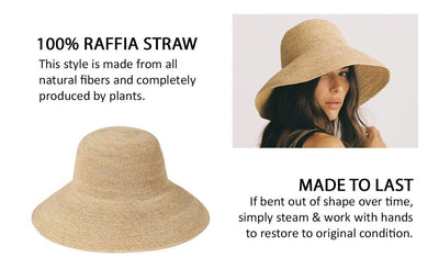Lack of Color Women's The Inca Sunhat Domed Down Crocheted Raffia Sun Hat