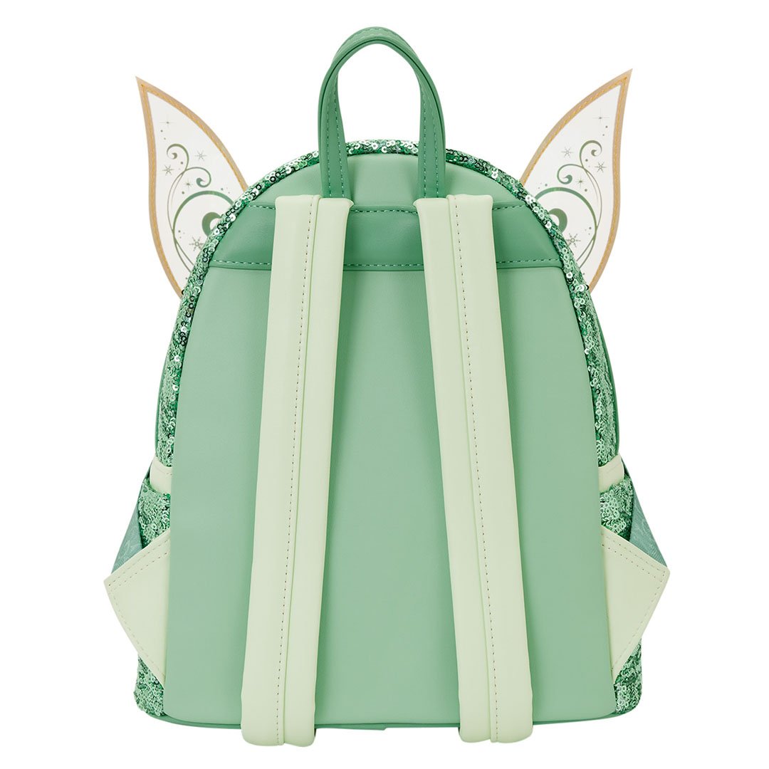 Loungefly Disney Peter Pan Tinker Bell Holiday Cosplay Sequin Mini Backpack