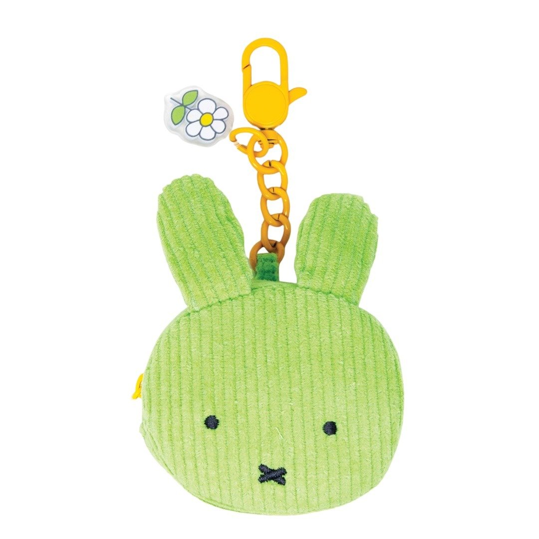 Whatever Makes You Happy Miffy Corduroy Head Blind Box Coin Bag Charms with Stickers