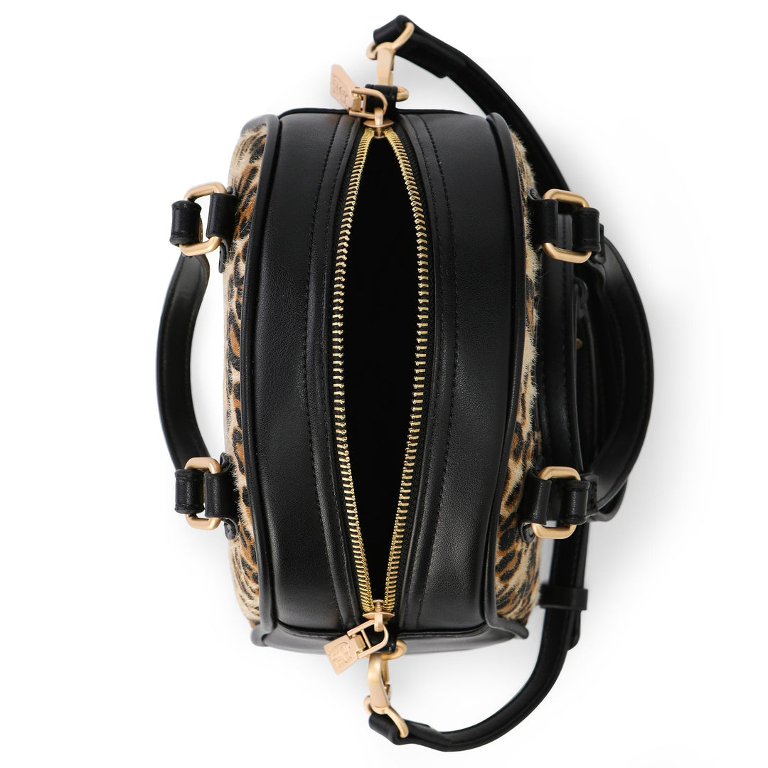 Von Dutch Womens Pony Hair Bowling Bag – Stylish Women&
