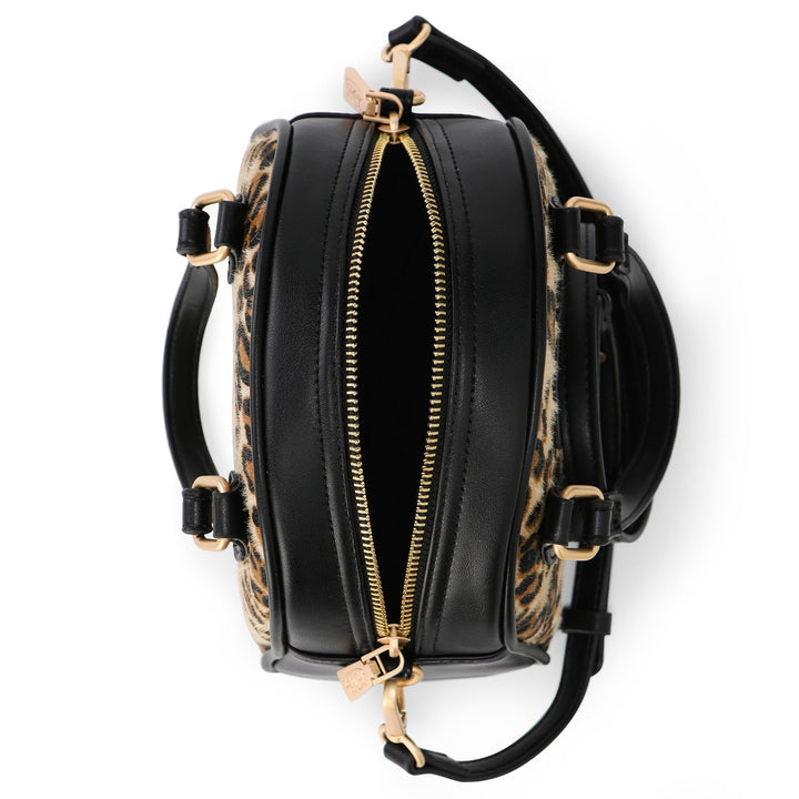 Von Dutch Womens Pony Hair Bowling Bag – Stylish Women&