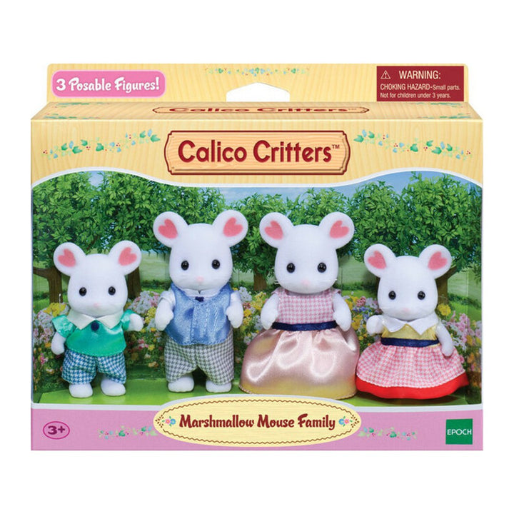 Calico Critters Marshmallow Mouse Family