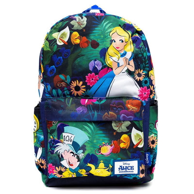 WondaPop Disney Alice in Wonderland 17" Full Size Nylon Backpack - Front