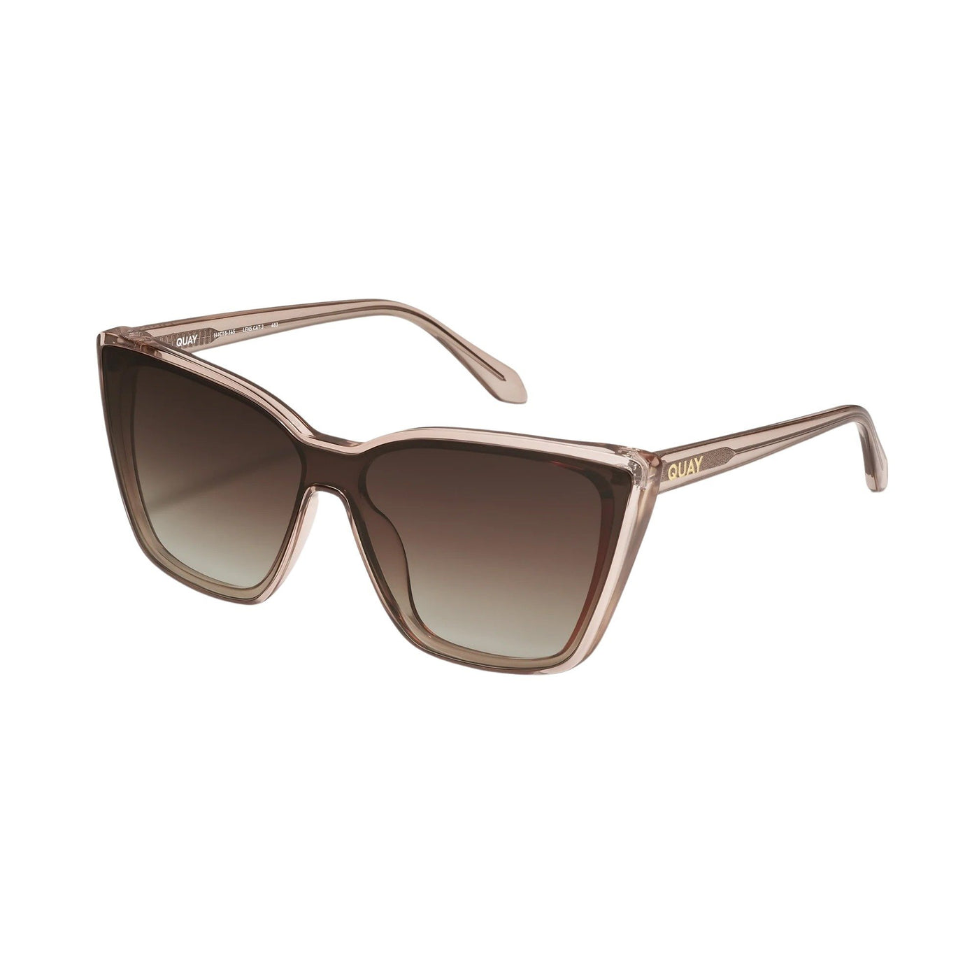 Quay Australia Women's Confidential Cat Eye Square Sunglasses - Full - Doe