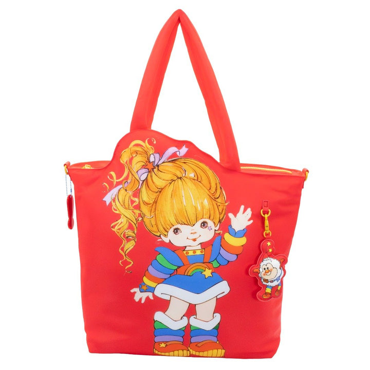 Whatever Makes You Happy Rainbow Brite Puffy Nylon Die Cut Tote Bag