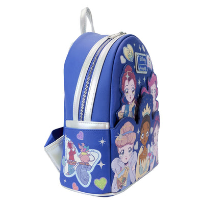 Loungefly Disney Princess Manga Style Mini Backpack - Alternate Side View