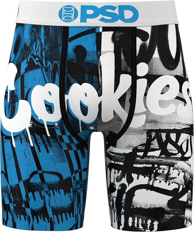 PSD Underwear Men's Cookies Nugs Boxer Briefs 3-Pack - Graffiti