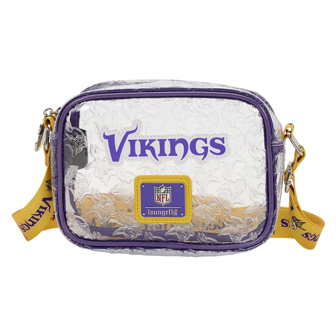 Loungefly NFL Minnesota Vikings Clear Crossbody Bag