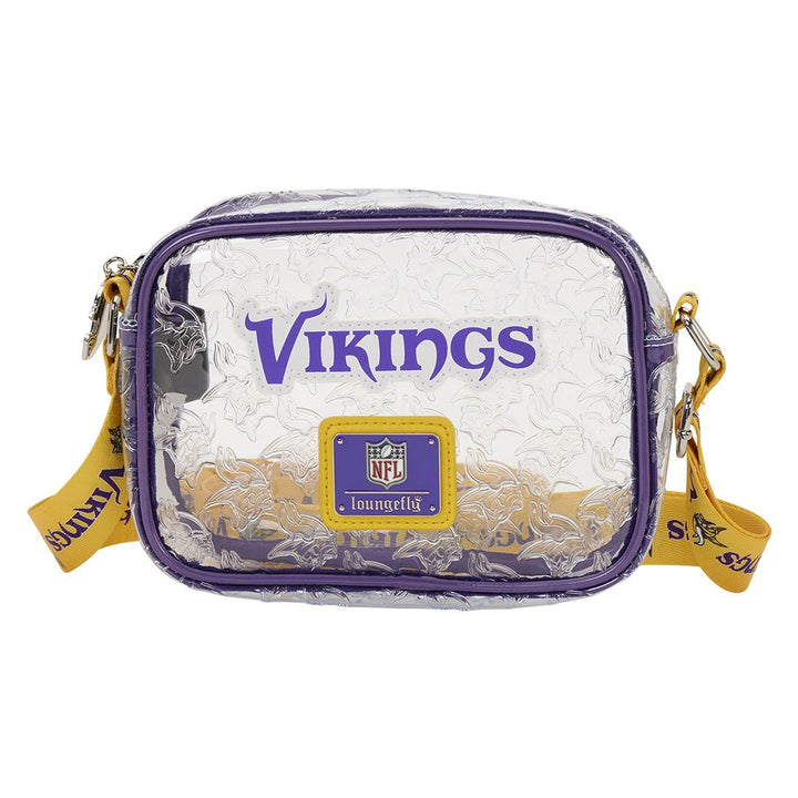 Loungefly NFL Minnesota Vikings Clear Crossbody Bag