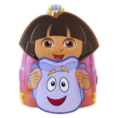 Loungefly Nickelodeon Dora Backpack Cosplay Mini Backpack - Front