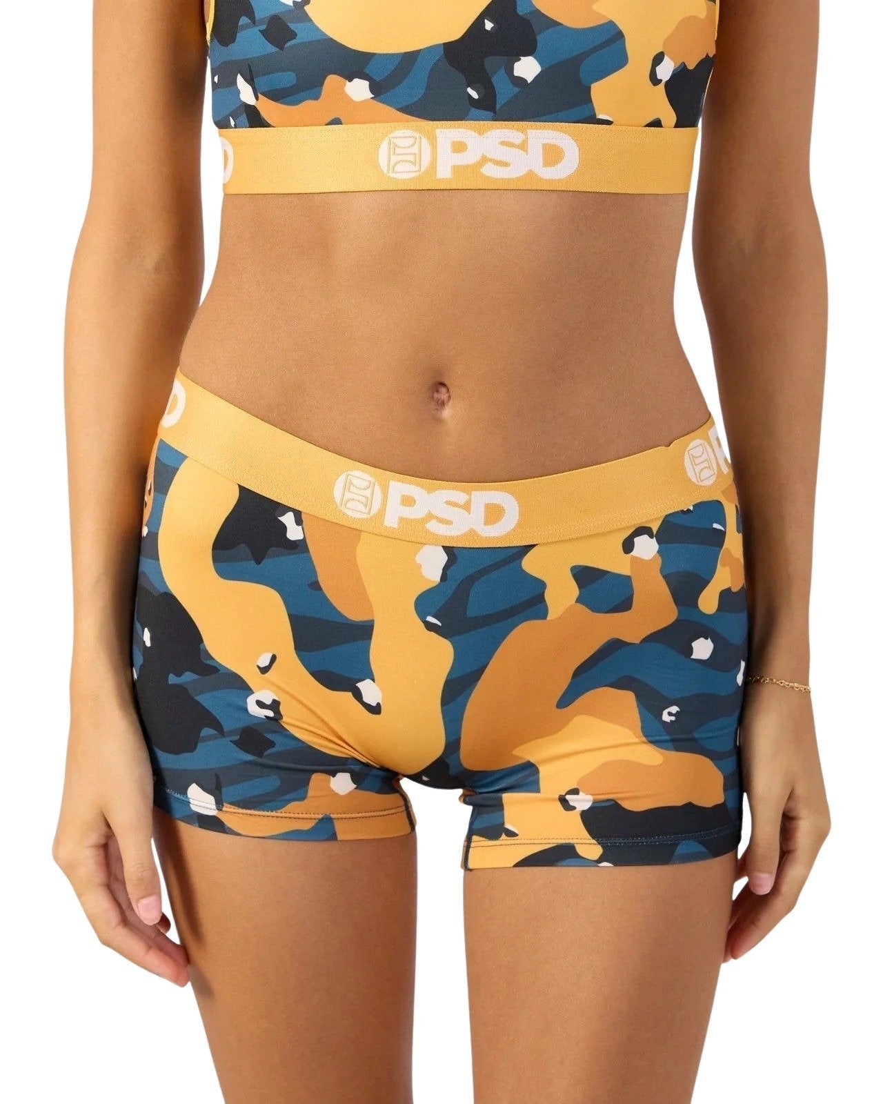 PSD Underwear Women's Holiday Mood Boy Shorts Underwear 3-Pack - Orange