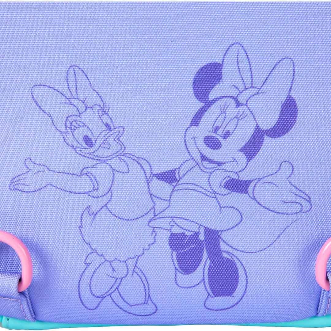 Loungefly Disney Daisy Duck 85th Anniversary Daisy Duck &amp; Minnie Mouse Convertible Mini Backpack &amp; Crossbody Bag
