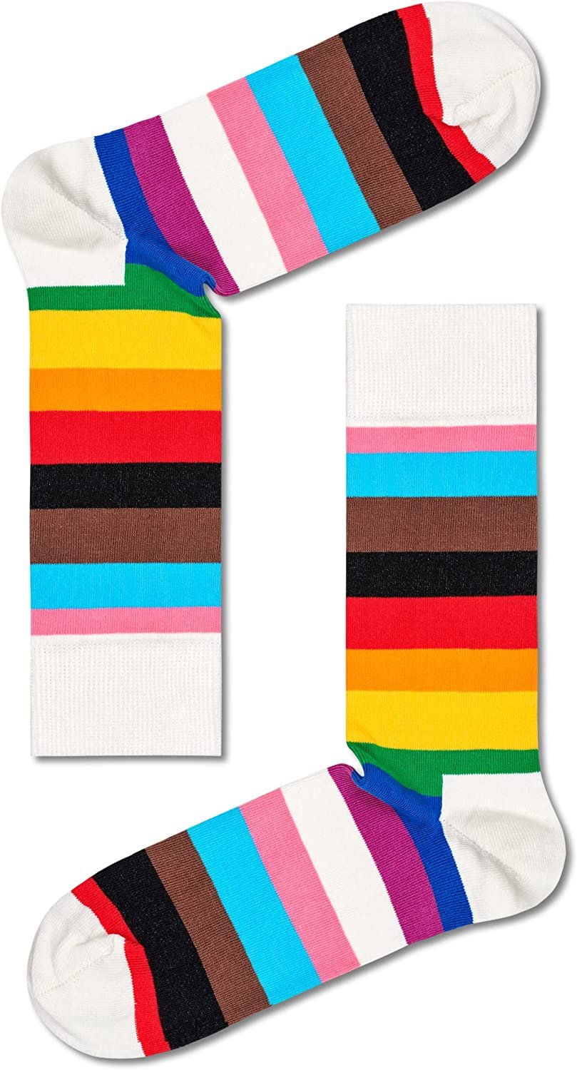 Happy Socks Colorful and Fun Beer Socks Gift Set Gift Set for Men and Women Premium Cotton Socks 2 Pair Giftbox size