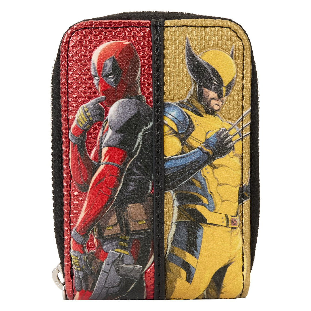 671803528840 - Loungefly Marvel Deadpool 3 Accordion Wallet - front