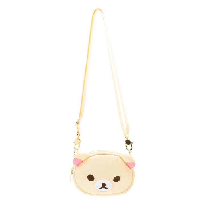 Whatever Makes You Happy Rilakkuma Kirolakkuma Padded Nylon Crossbody with Strap