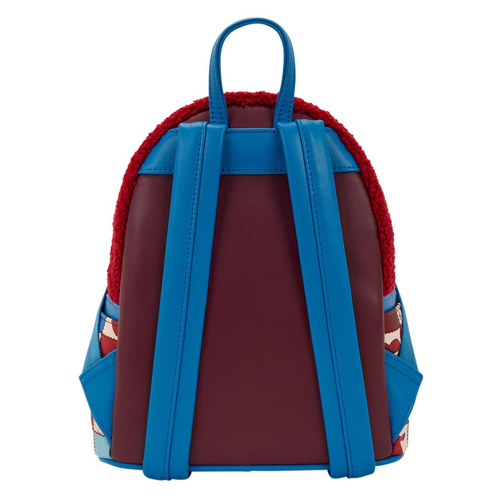 Loungefly Marvel Spider-Man Sherpa Heart Mini Backpack