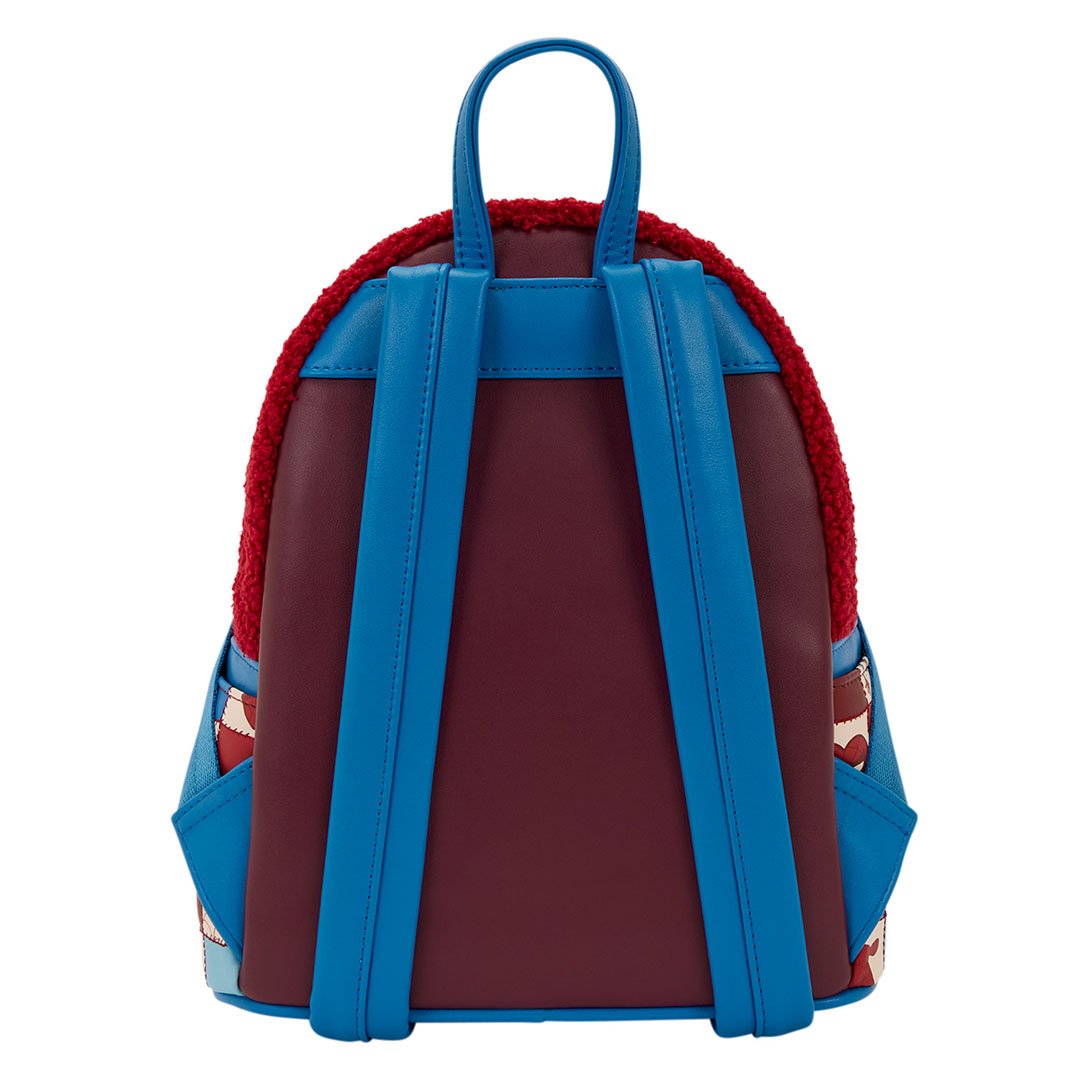 Loungefly Marvel Spider-Man Sherpa Heart Mini Backpack