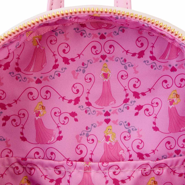 Loungefly Disney Sleeping Beauty Princess Lenticular Mini Backpack - Front
