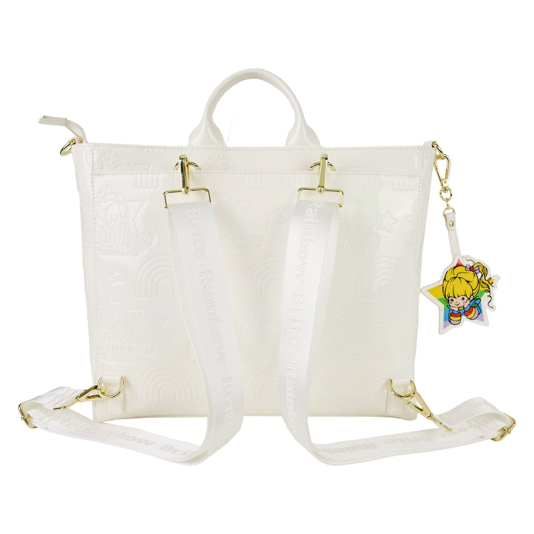 Loungefly Hallmark Rainbow Brite™ Iridescent Convertible Backpack &amp; Tote Crossbody Bag