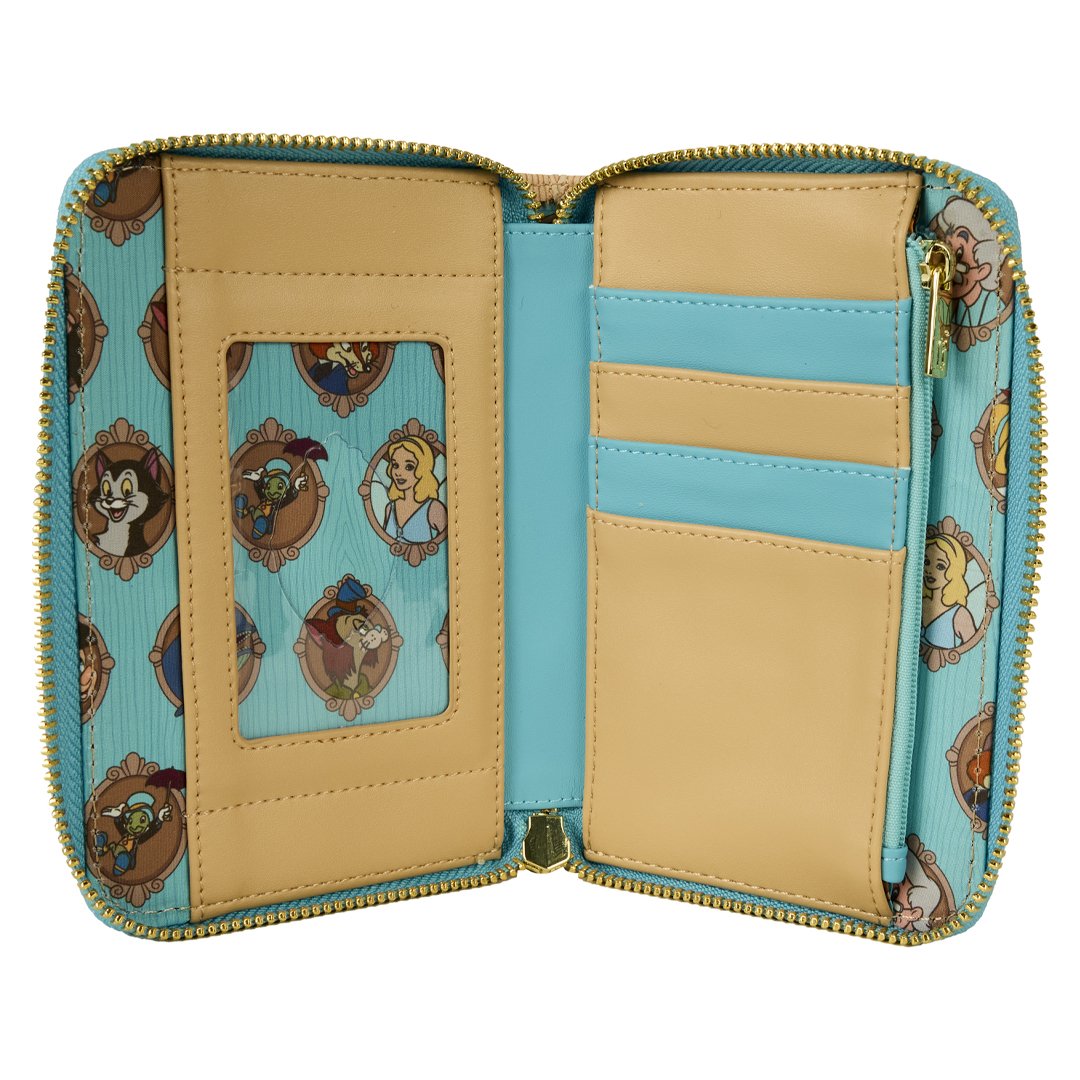 Loungefly Disney Pinocchio Cameo Zip Around Wallet