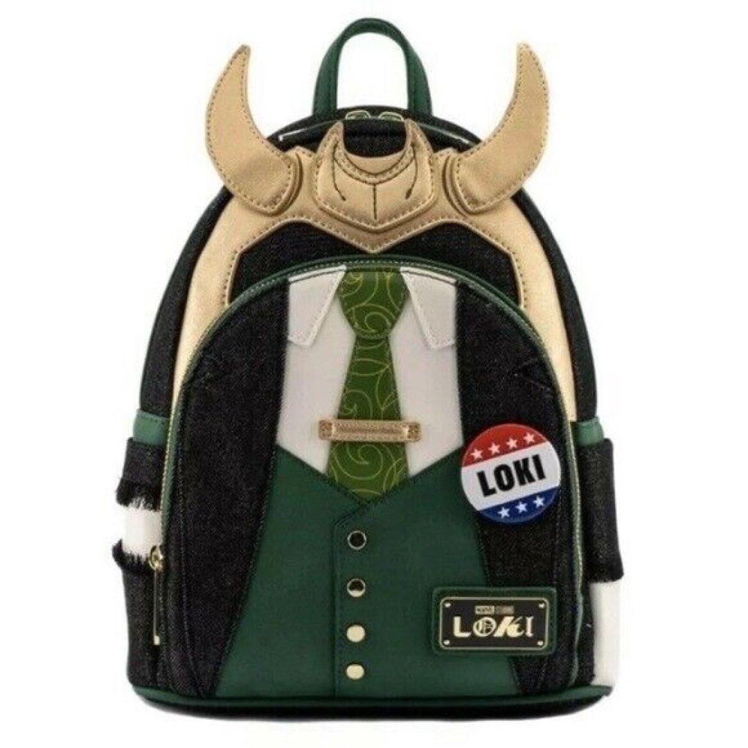 Loungefly Marvel President Loki Cosplay Mini Backpack - Front